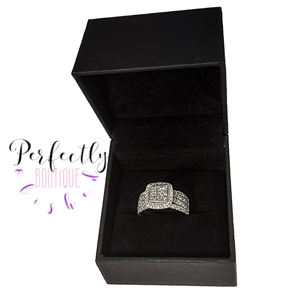 10 KT white gold , Zales Wedding band